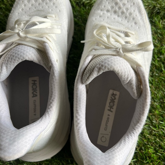 Hoka All-White Athletic Sneakers - Picture 8 of 12